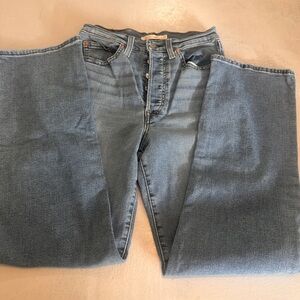 ❤️👖Levi's Women's RIBCAGE High Rise Jeans - Light Blue